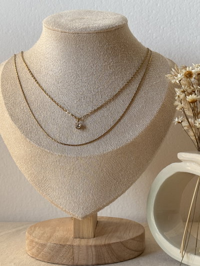 Collar doble Luli gold