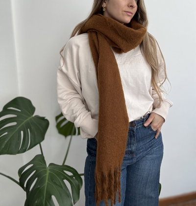 Bufanda nube camel