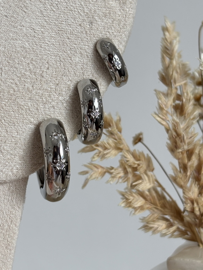 Argollas Nebraska silver
