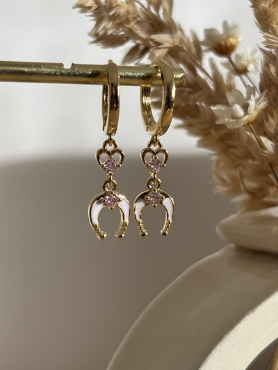 Aros Herradura pink