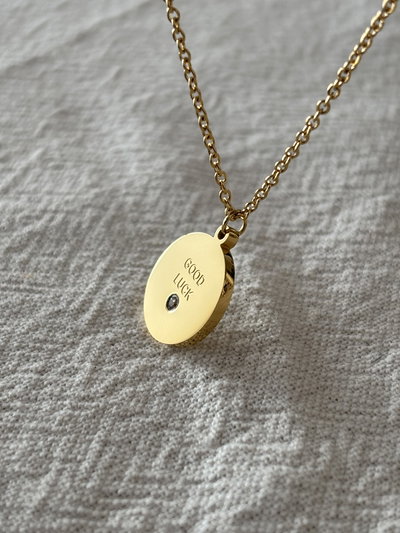 Collar Good Luck círculo gold