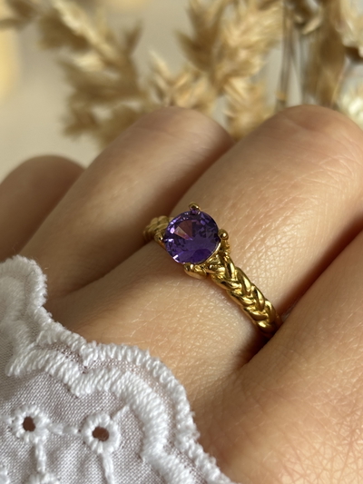 Anillo Salem lila