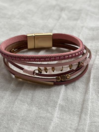 Pulsera imantada Rafaella rosa