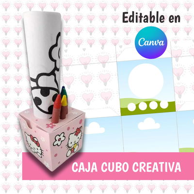 Caja cubo Creativa 