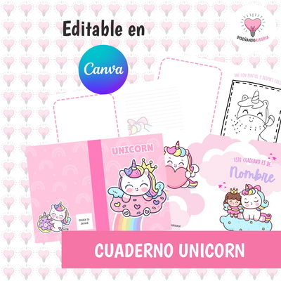 Cuaderno con recursos didacticos UNICORN