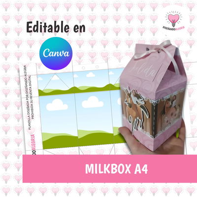 Plantilla Milkbox A4
