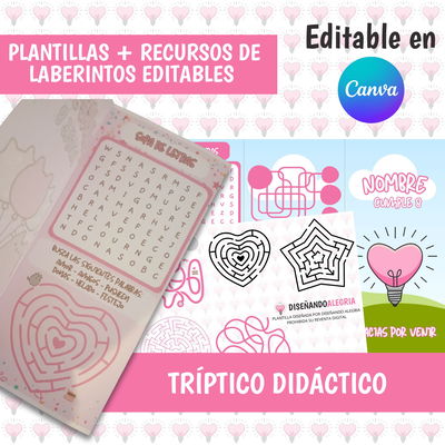 Plantilla Triptico didáctico