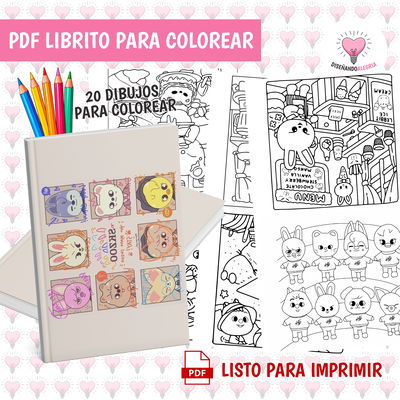PDF LIBRO PARA COLOREAR SKZOO