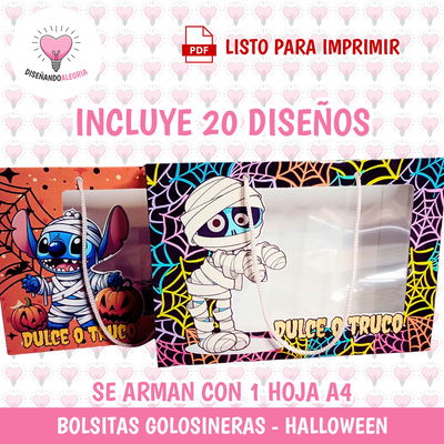 BOLSITAS GOLOSINERAS HALLOWEEN