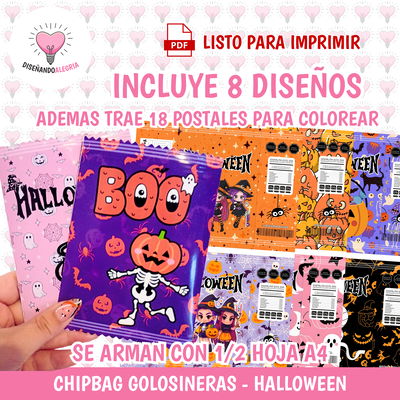 CHIPBAG GOLOSINERAS HALLOWEEN