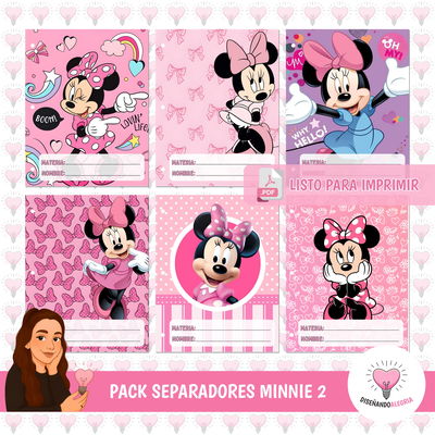 PACK SEPARADORES MINNIE 2