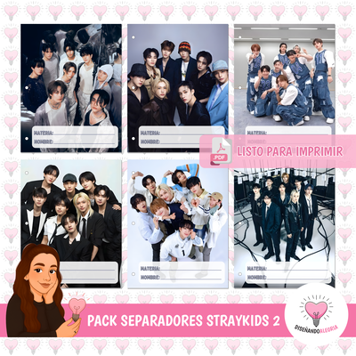 PACK SEPARADORES STRAY KIDS 2