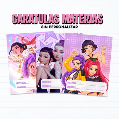 Caratulas Escolares x6