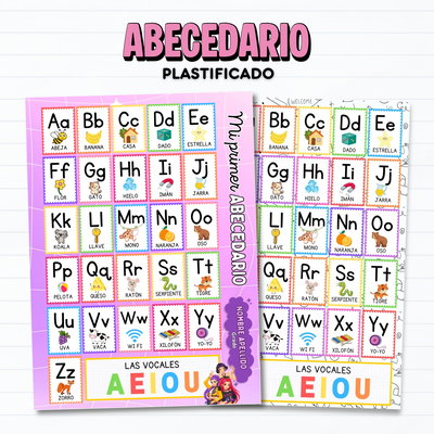 Abecedario Plastificado