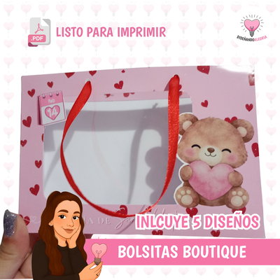 MINI BOLSAS BOUTIQUE SAN VALENTIN