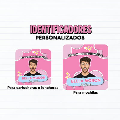 Identificadores de Mochila y Cartucheras