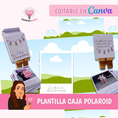 Caja para Fotos Polaroid