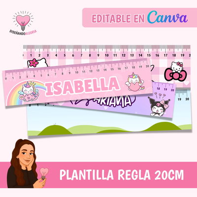 Plantilla Regla a escala 20cm