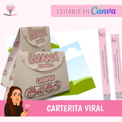 Plantilla Bolsita Carterita