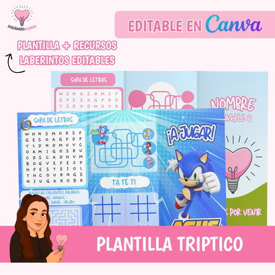 Plantilla Triptico didáctico