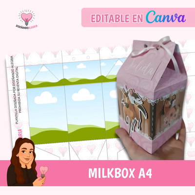 Plantilla Milkbox A4