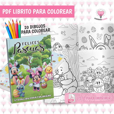 PDF LIBRO PARA COLOREAR ESPECIAL PASCUAS DISNEY