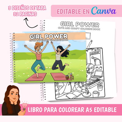  LIBRO PARA COLOREAR COMFY GIRL