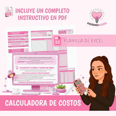 CALCULADORA DE COSTOS + INSTRUCTIVO