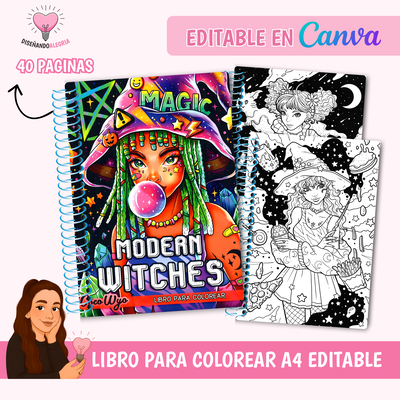  LIBRO PARA COLOREAR MODERN WITCHES