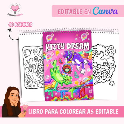 LIBRO PARA COLOREAR KITTY DREAMS