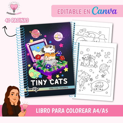  LIBRO PARA COLOREAR TINI CATS