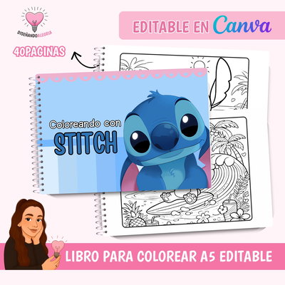  LIBRO PARA COLOREAR STITCH