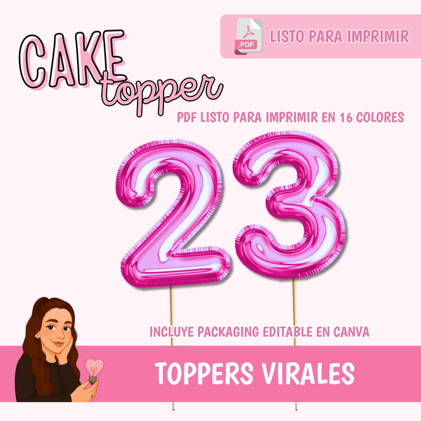 CAKE TOPPERS VIRALES