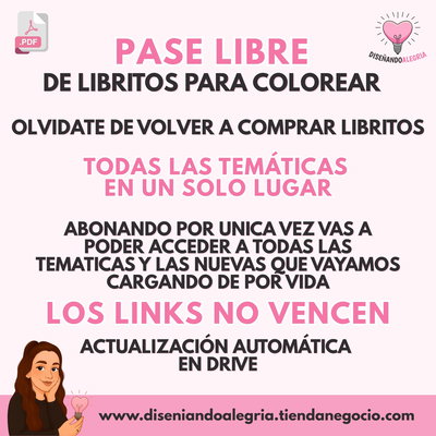 PASE LIBRE LIBRITOS PARA COLOREAR