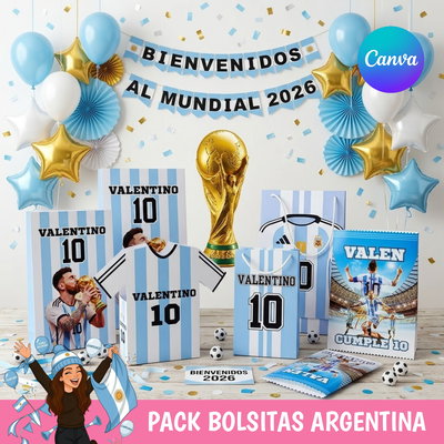 PACK BOLSITAS GOLOSINERAS ARGENTINA 