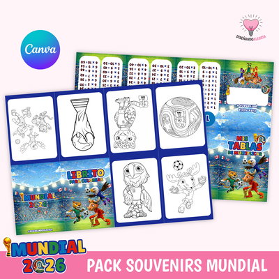 PACK SOUVENIRS MUNDIAL 2026 (EDITABLE)