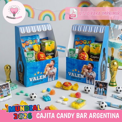 CAJA CANDY BAR MUNDIAL 