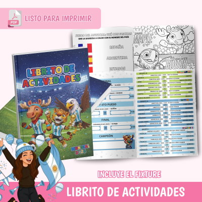 LIBRITO CON ACTIVIDADES MUNDIAL 2026