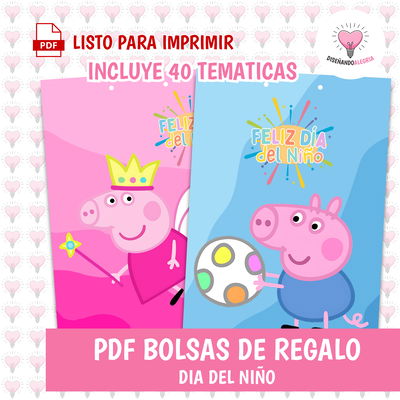 BOLSAS DE REGALO DIA DEL NIÑO