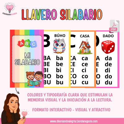 SILABARIO FORMATO LLAVERO