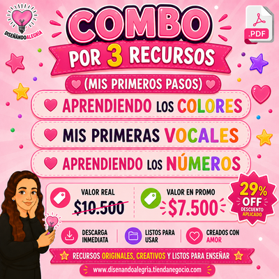 COMBO 3 RECURSOS - MIS PRIMEROS PASOS