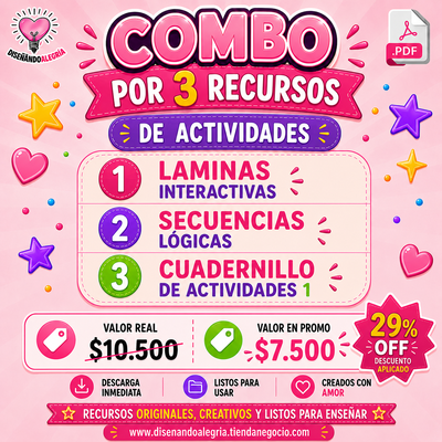 COMBO 3 RECURSOS DE ACTIVIDADES