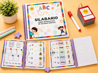 LIBRO INTERACTIVO SILABAS SIMPLES A4/A5