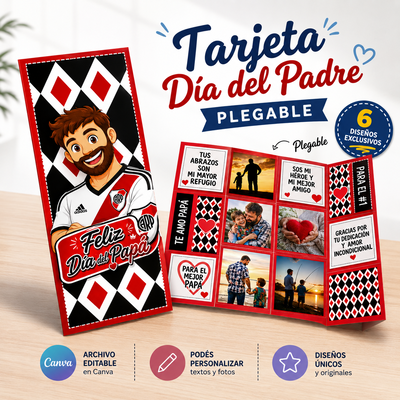 TARJETA EDITABLE DIA DEL PADRE