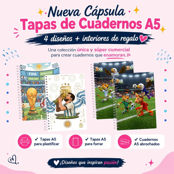 CAPSULA CUADERNOS MUNDIAL 2026 