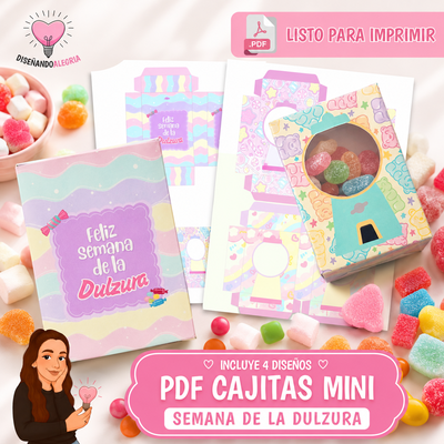 CAJITAS PASTILLERAS SEMANA DE LA DULZURA