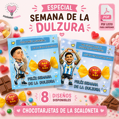 CHOCOTARJETAS DE LA SCALONETA
