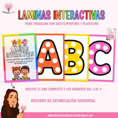 LAMINAS INTERACTIVAS ABC Y NÚMEROS
