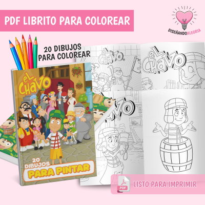 PDF LIBRO PARA COLOREAR ELCHAVO