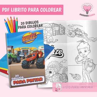 PDF LIBRO PARA COLOREAR BLAZE